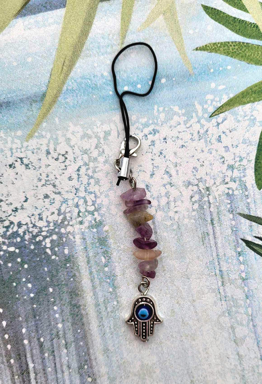 Amethyst Phone Charm