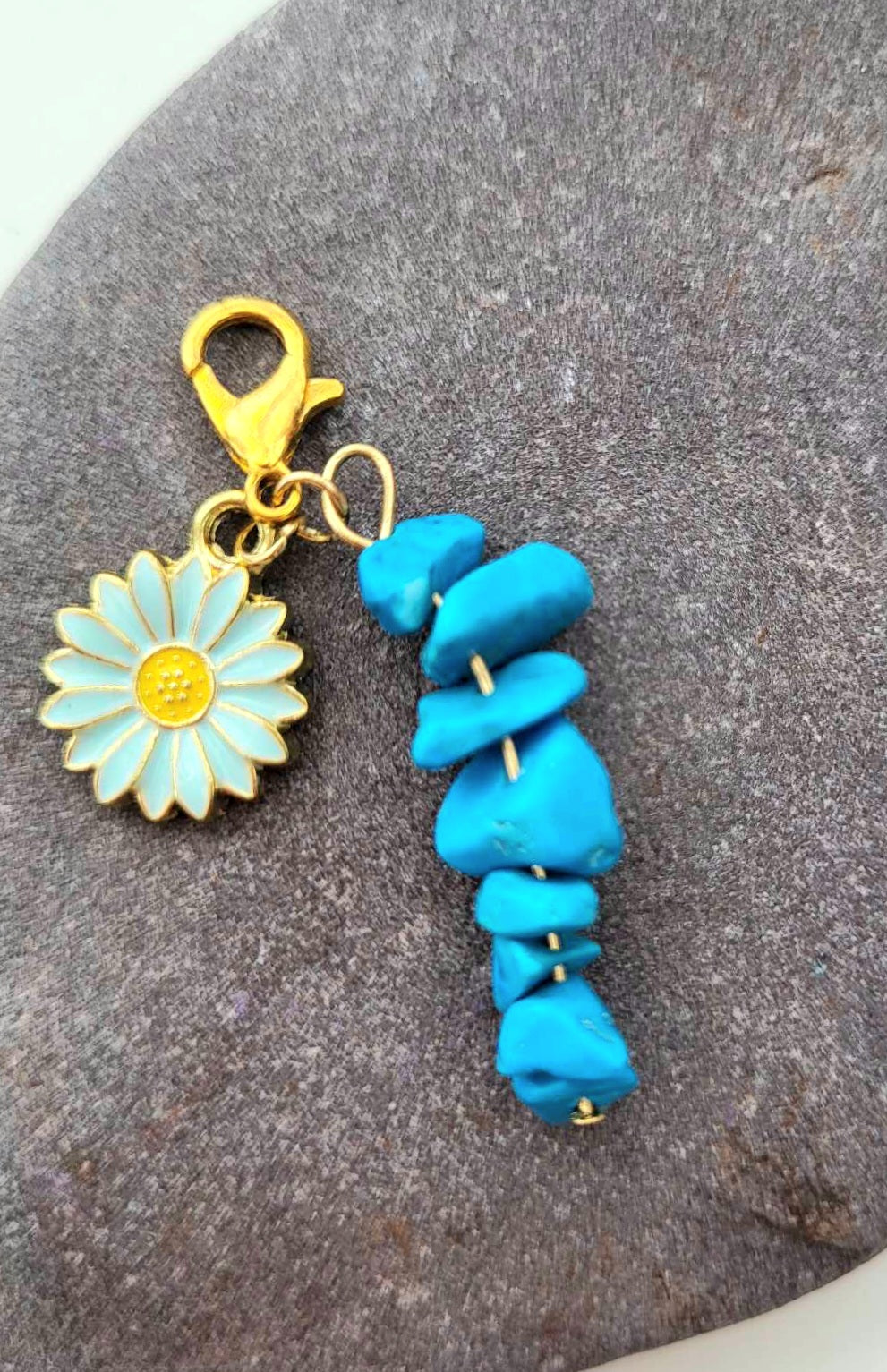 Turquoise Purse charm