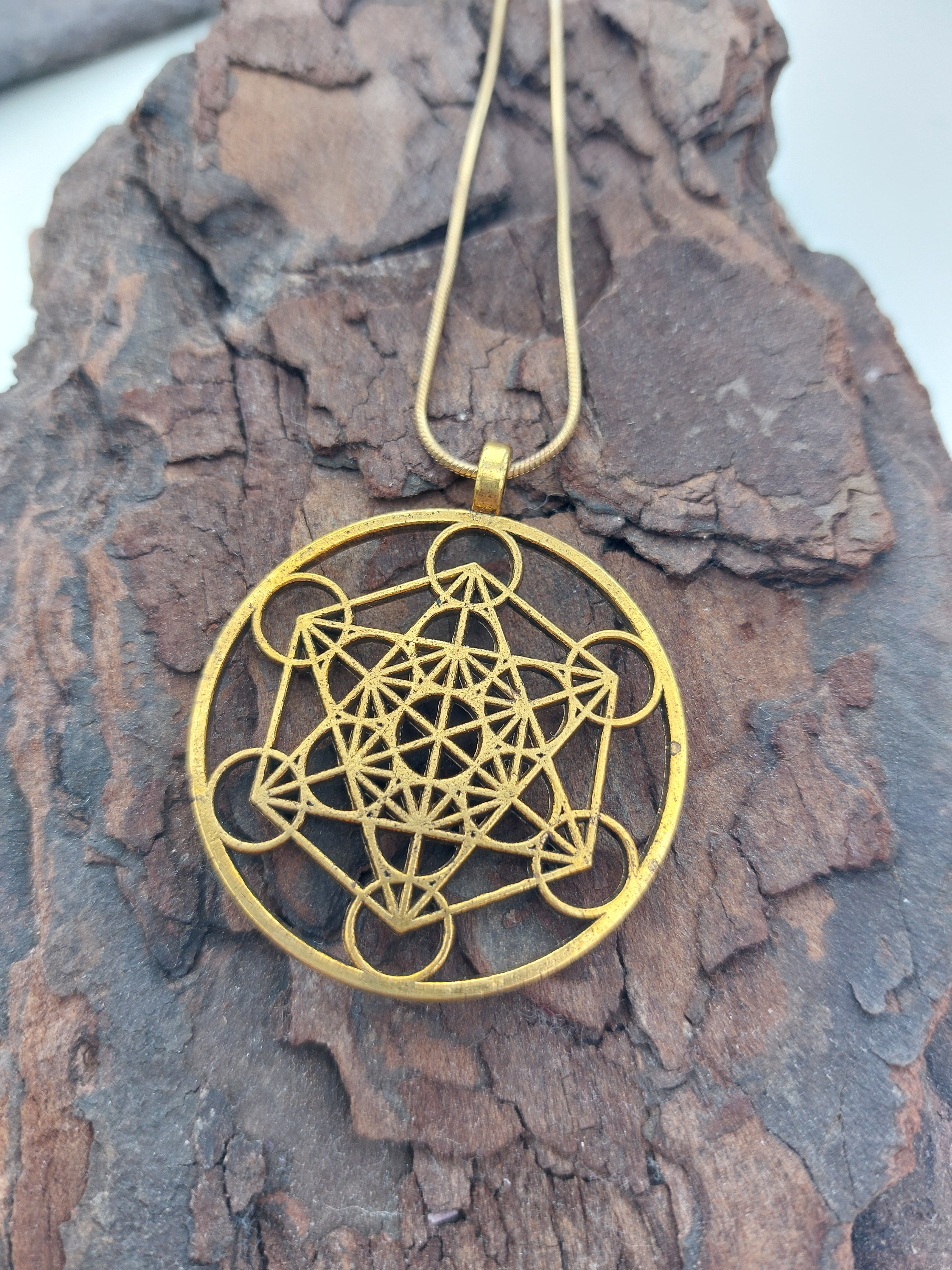 Gold Metatron Necklace