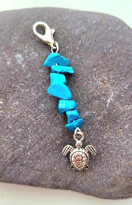 Turquoise Purse Charm