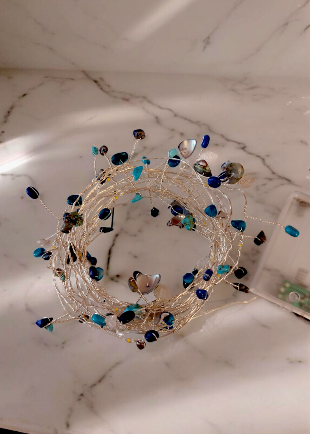 Blue Gemstone Fairy Lights