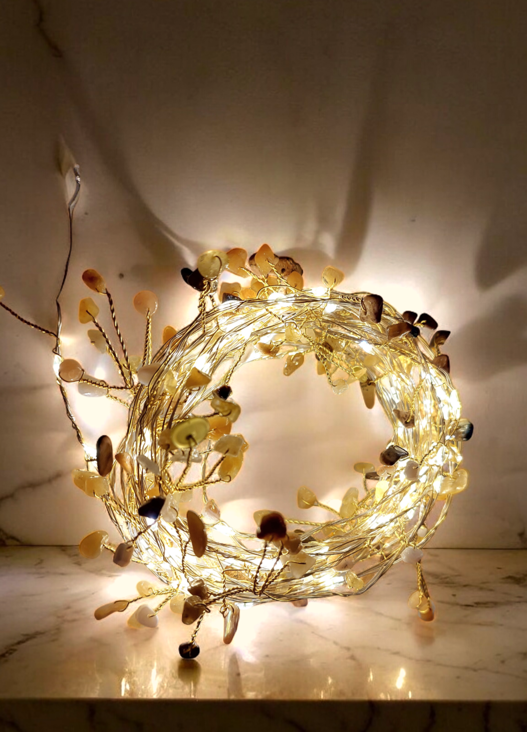 Yellow Gemstone fairy lights