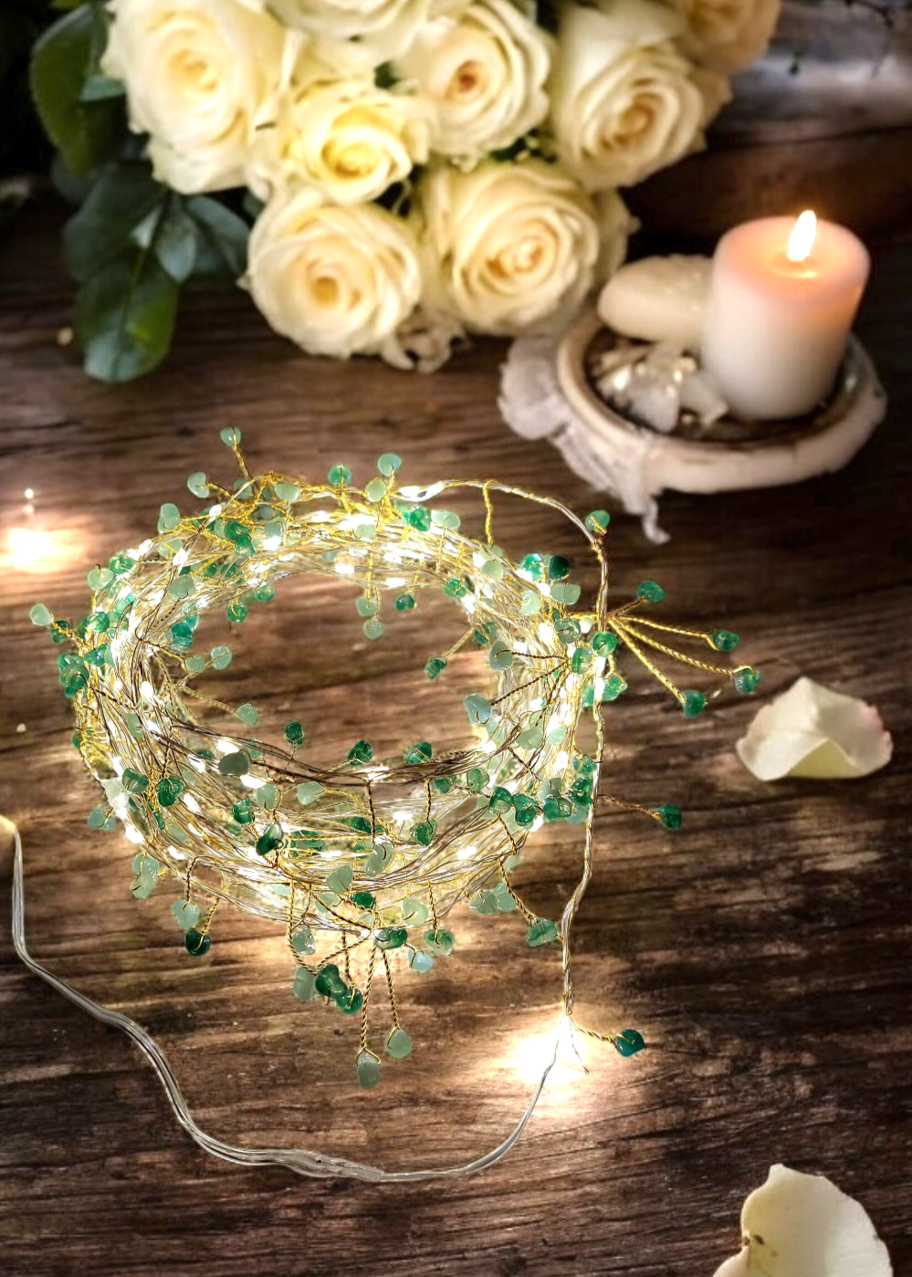 Green Gemstone fairylights