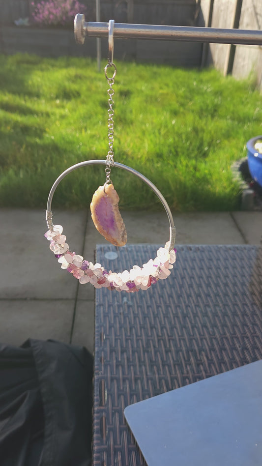 Purple suncatcher