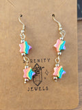 Rainbow Star Earrings