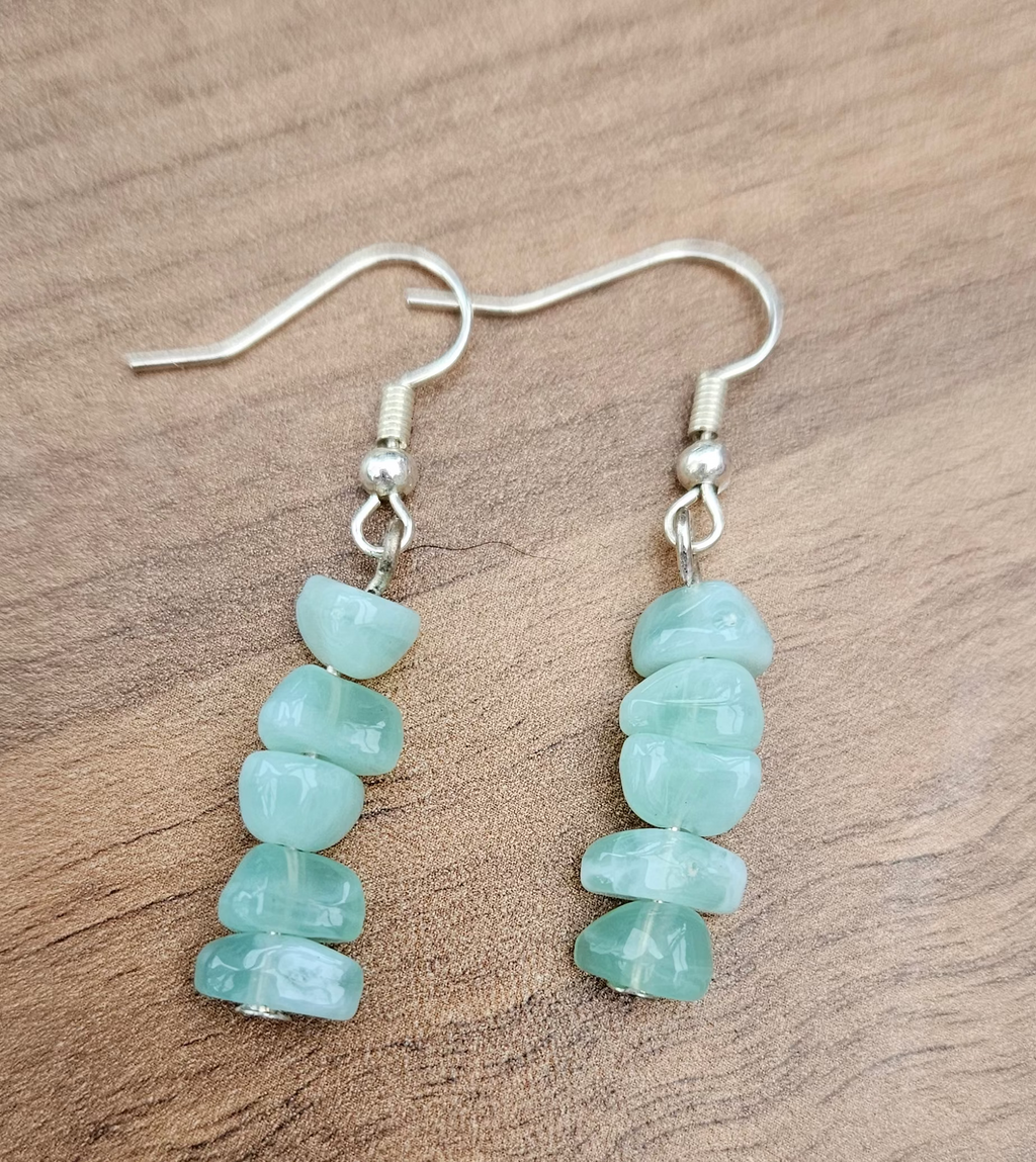 Silver Aventurine Droplet