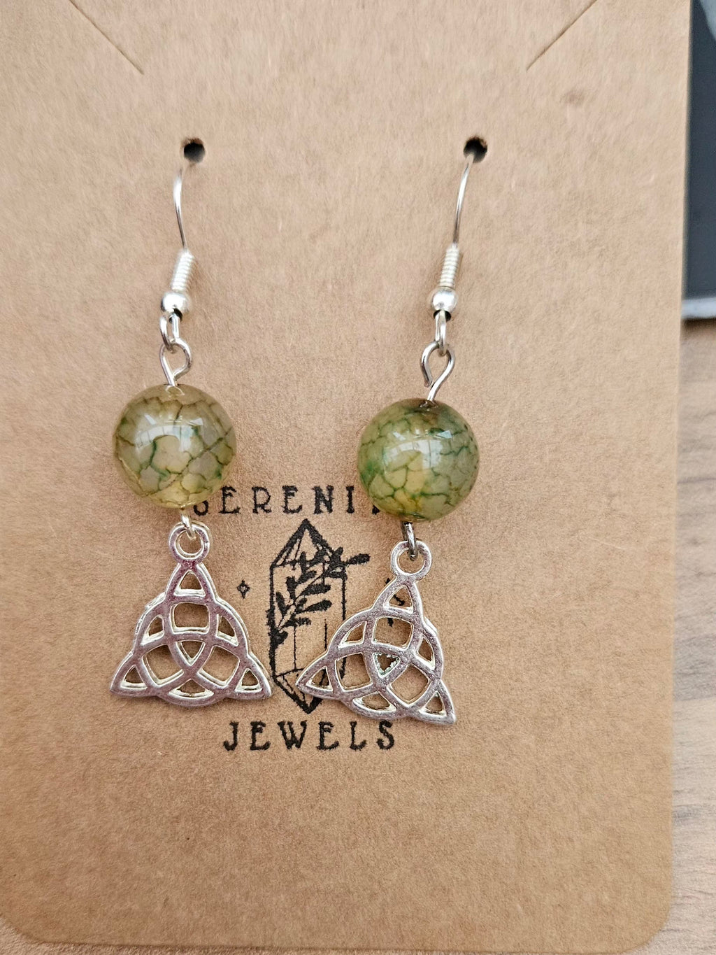 Green Crackle Quartz
