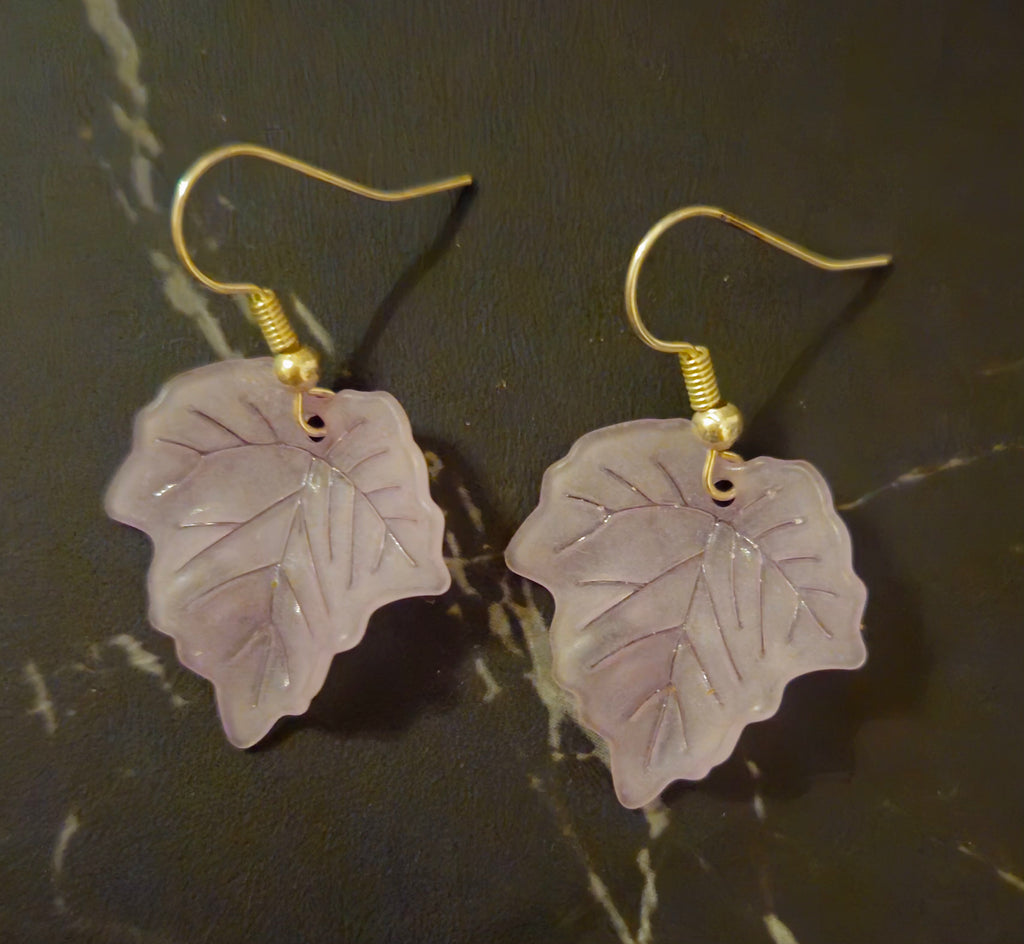 Purple Ivy Earrings