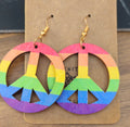 Rainbow Peace Earrings