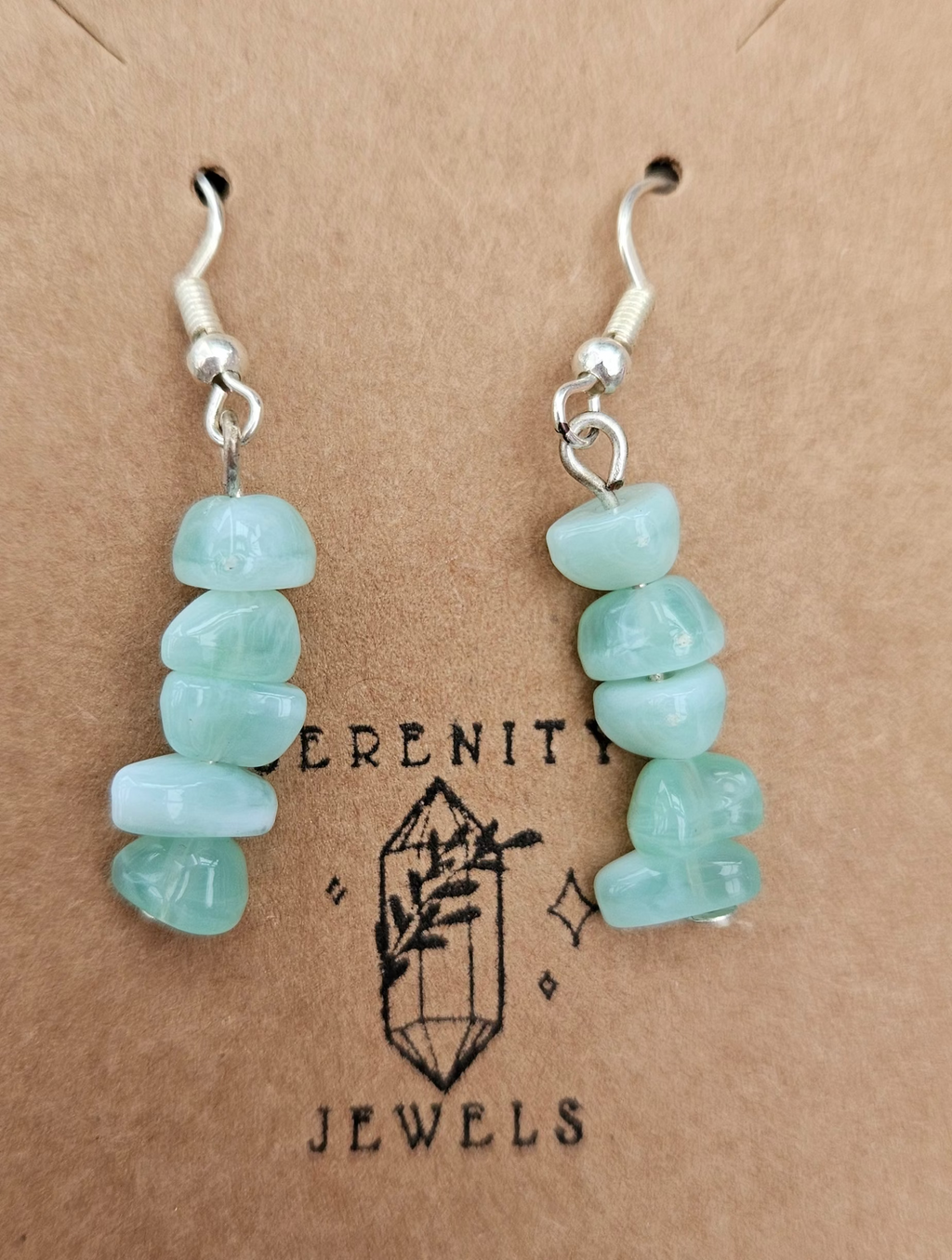 Silver Aventurine Droplet