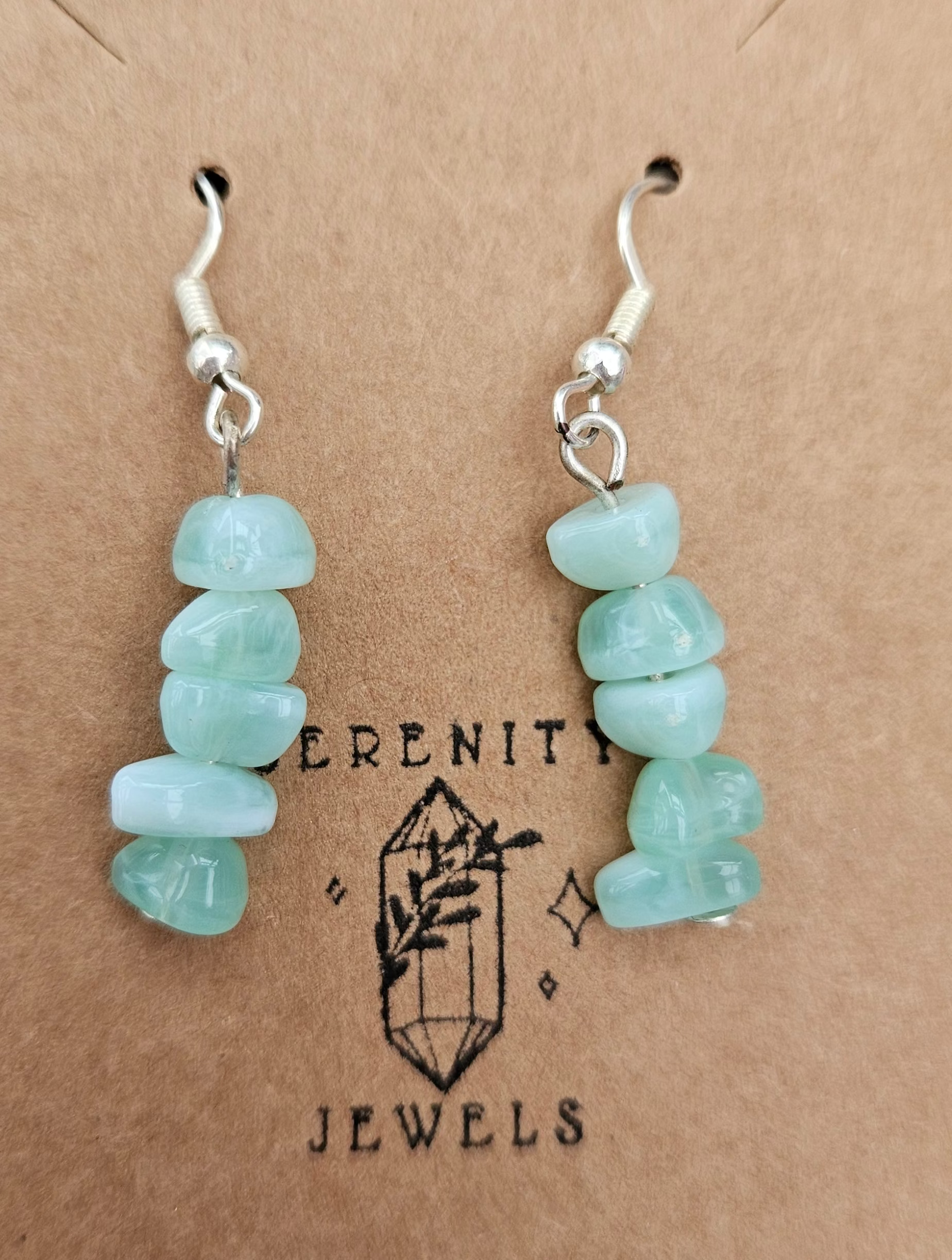 Silver Aventurine Droplet