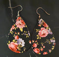Teardrop Floral Earrings