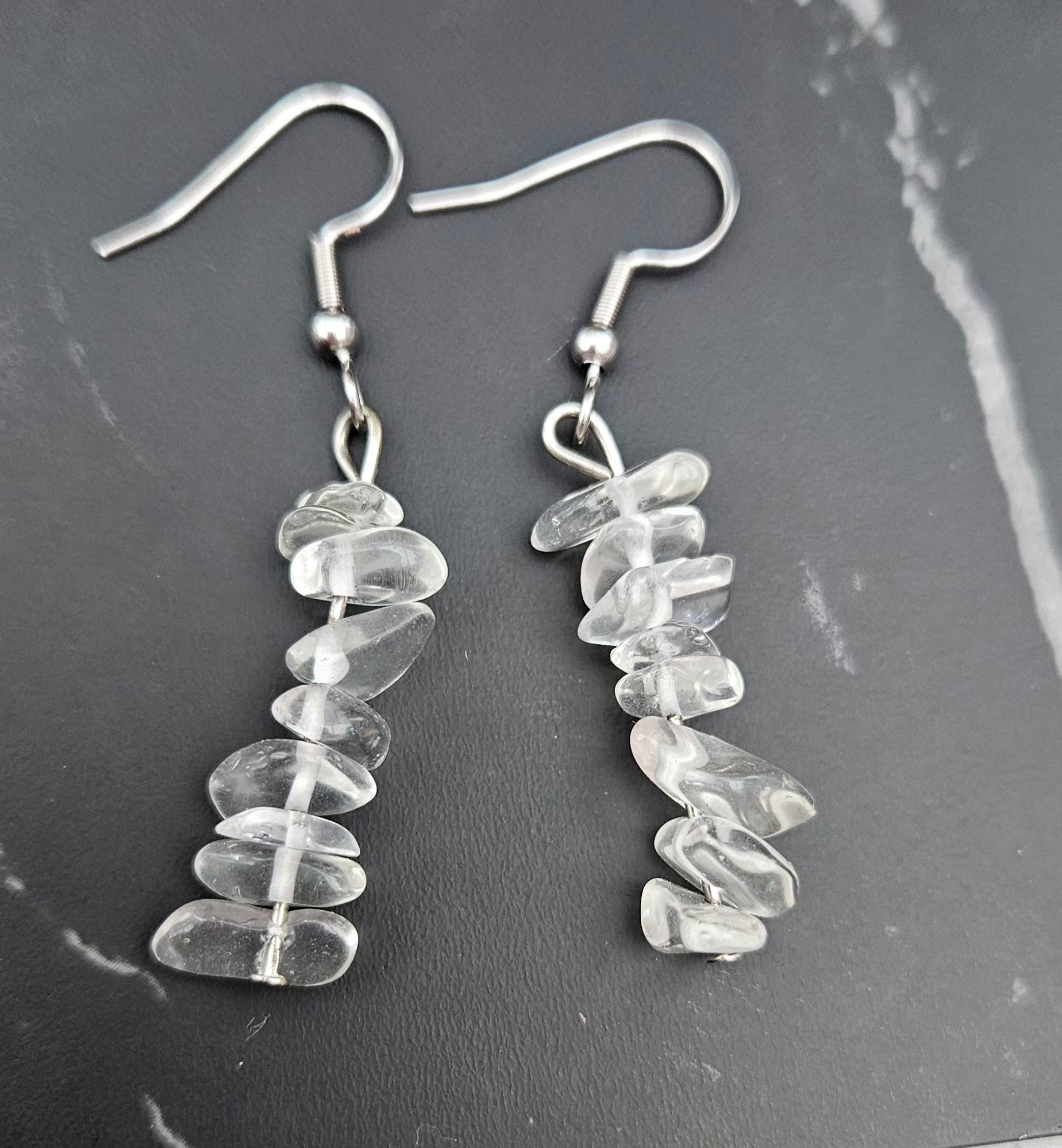 Clear Quartz Droplets