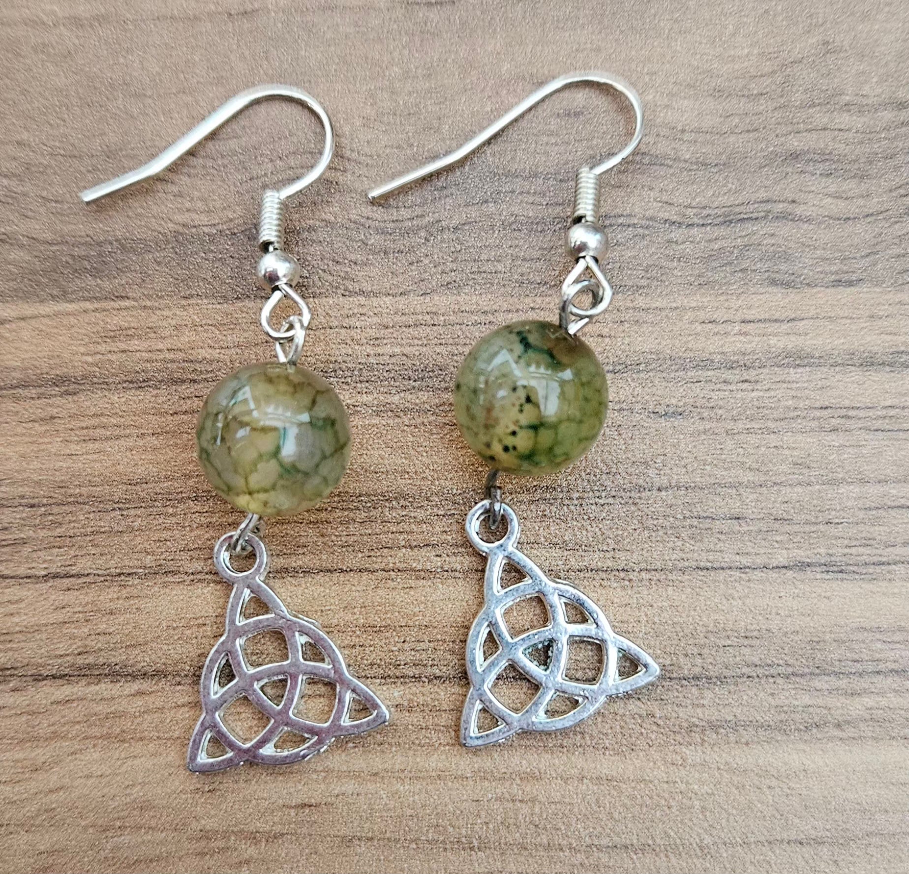 Green Crackle Quartz