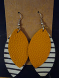 Mustard Leaf Earrings