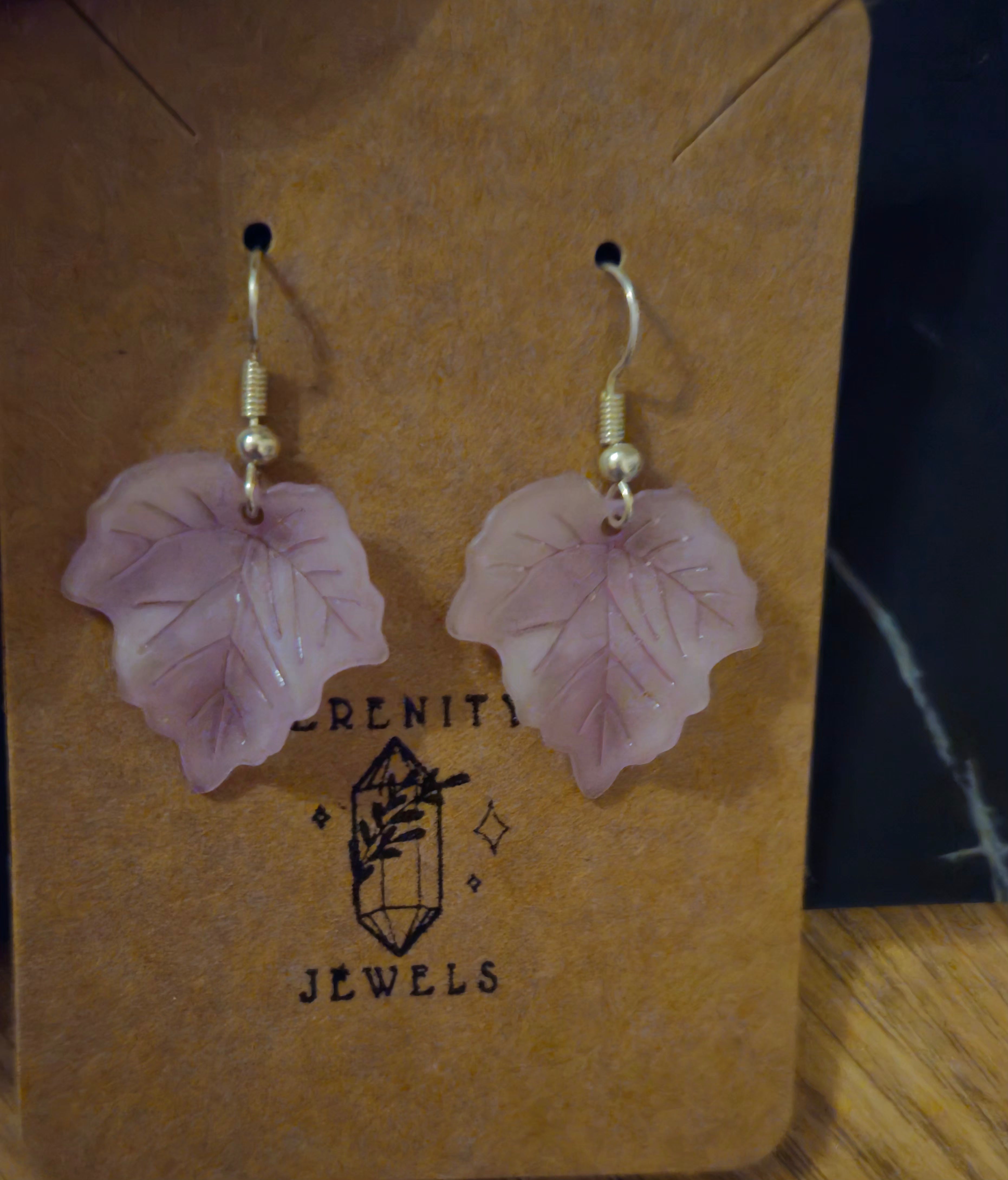 Purple Ivy Earrings