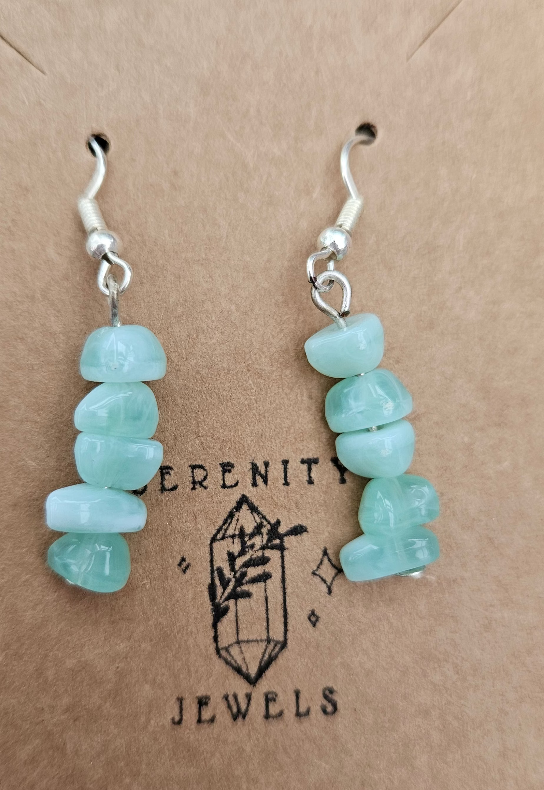 Silver Aventurine Droplet