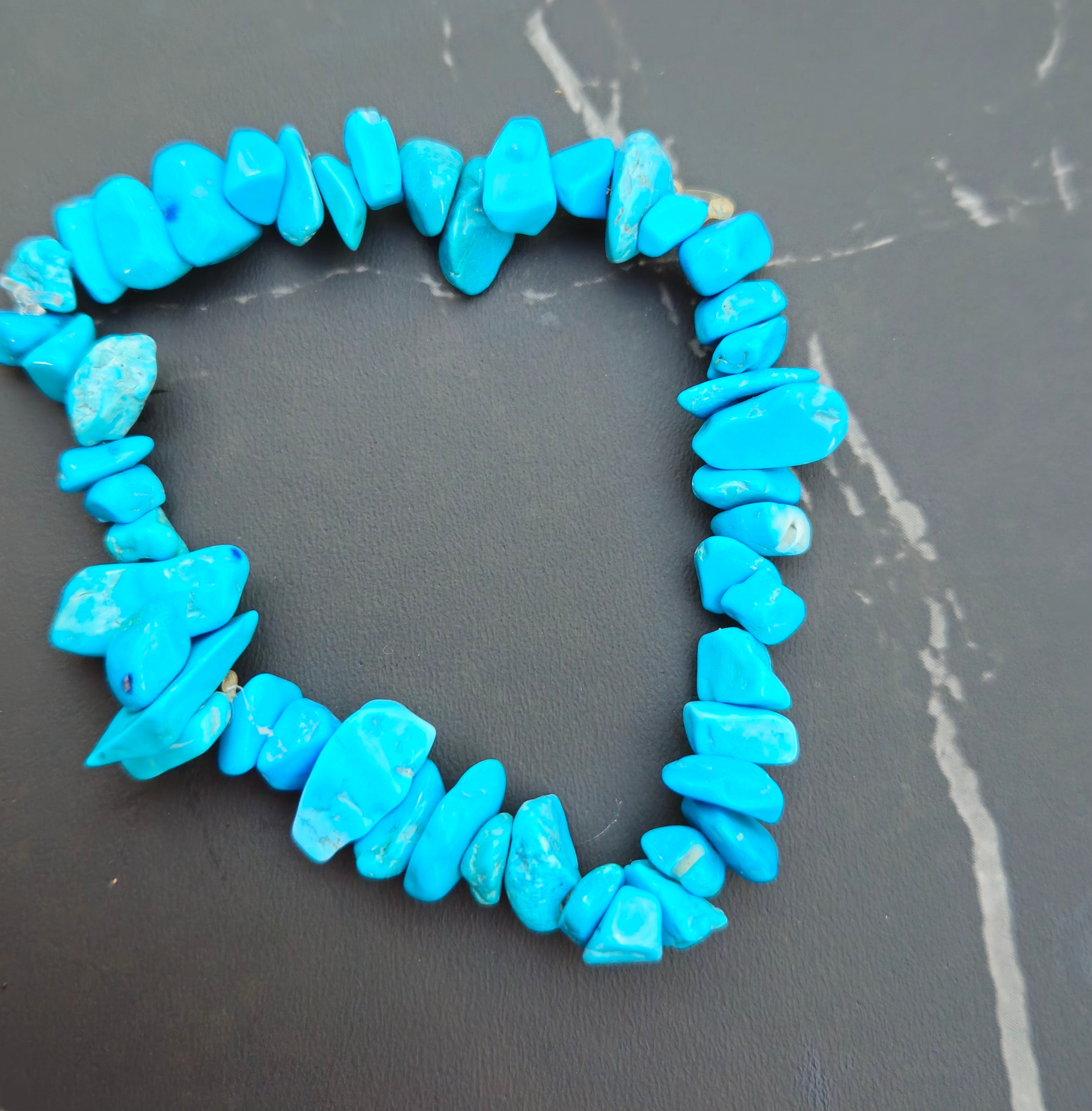 Turquoise Chip Bracelet
