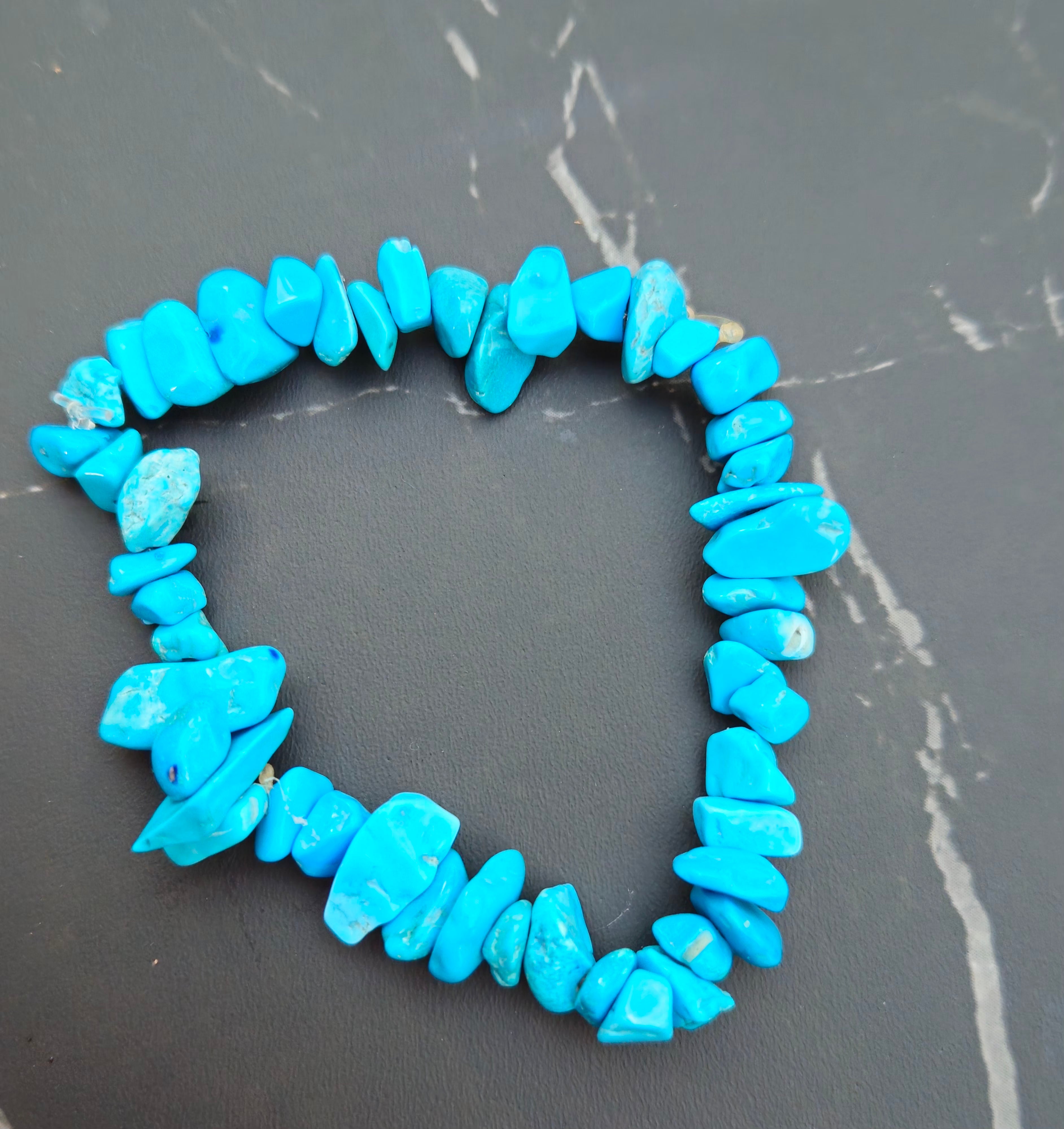 Turquoise Chip Bracelet